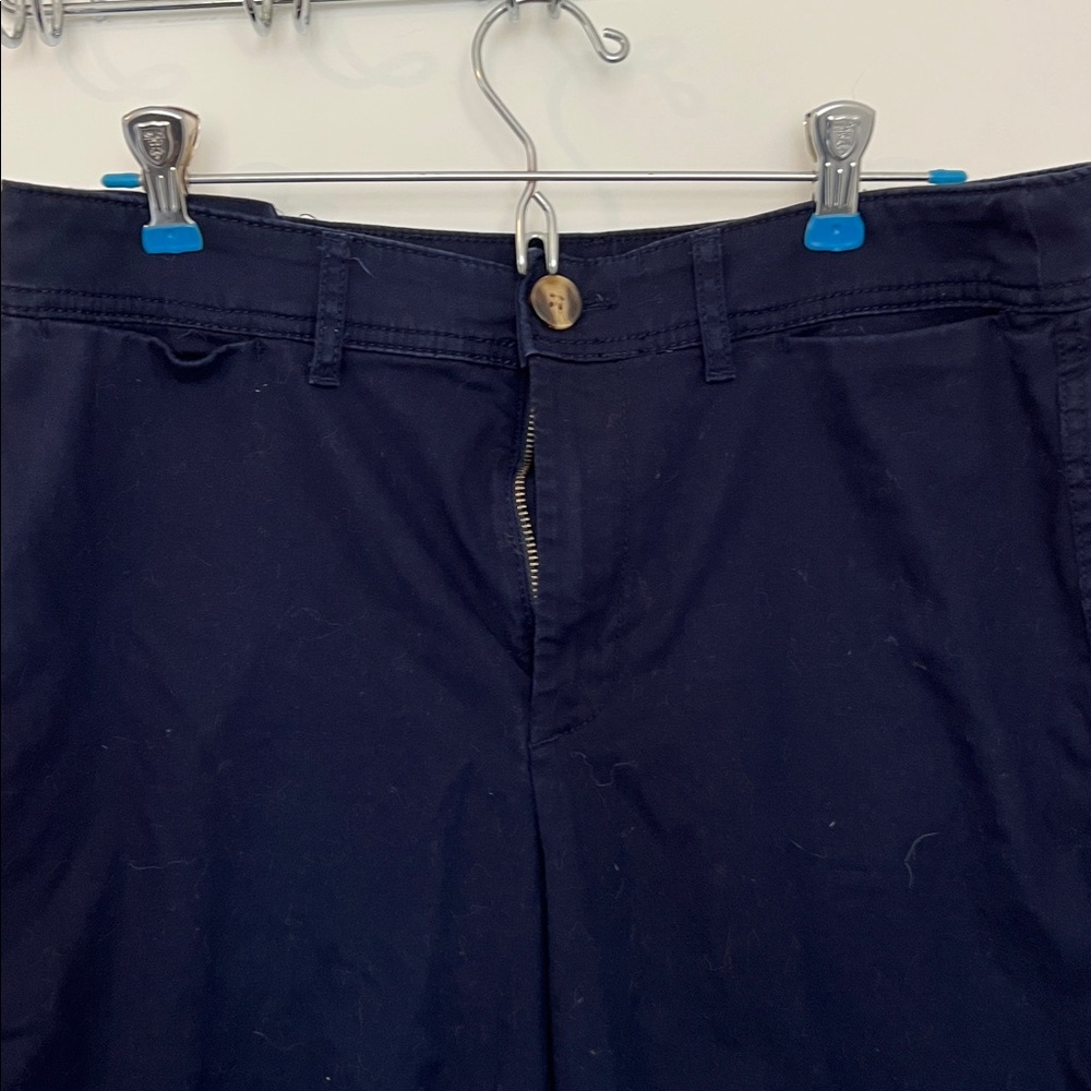 J Crew Mercantile Women’s Cropped Navy Casual Pants